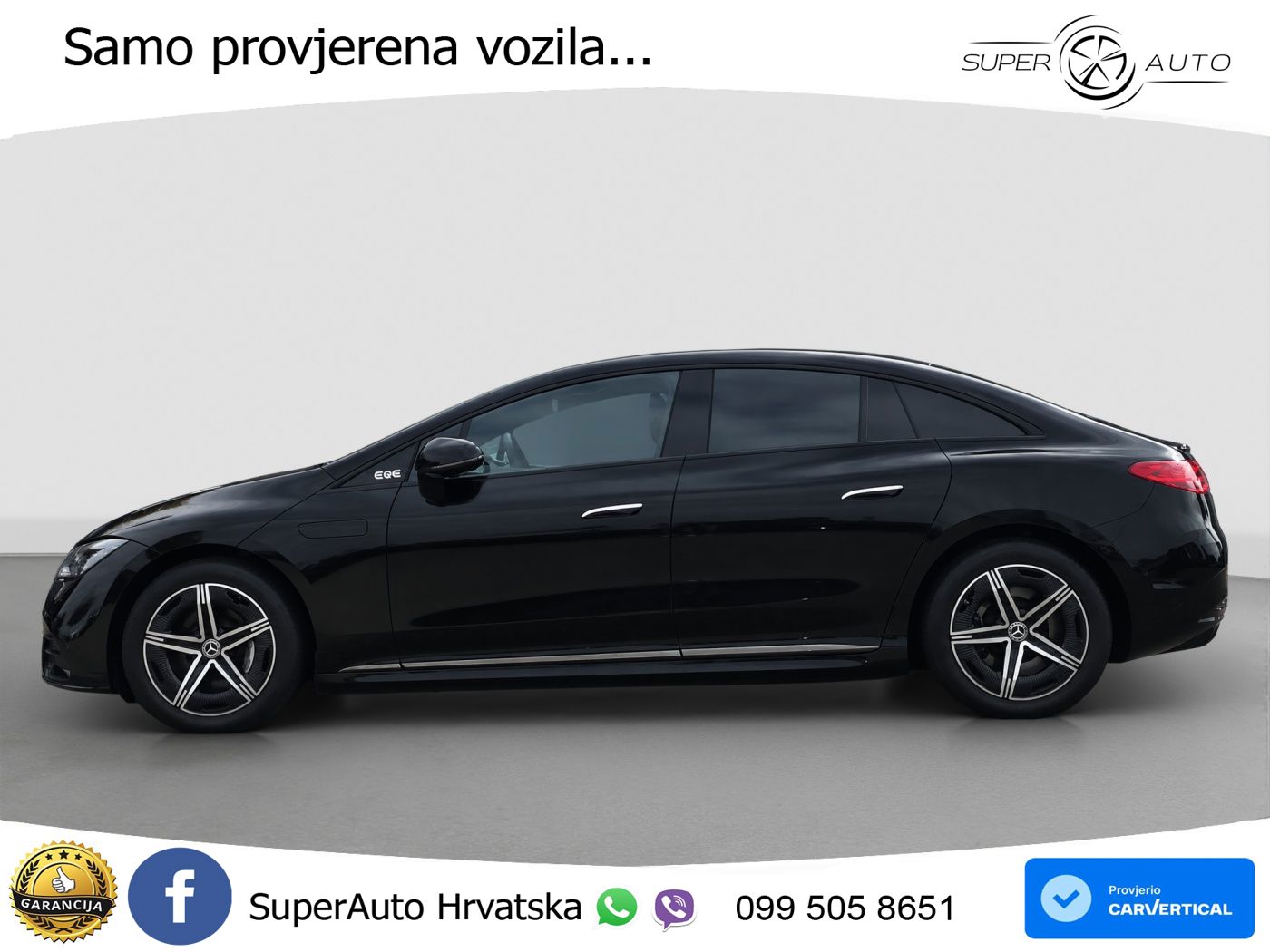Mercedes EQE 350 98 kWh (292 KS) 4MATIC AMG LED+GR SJED+ACC
