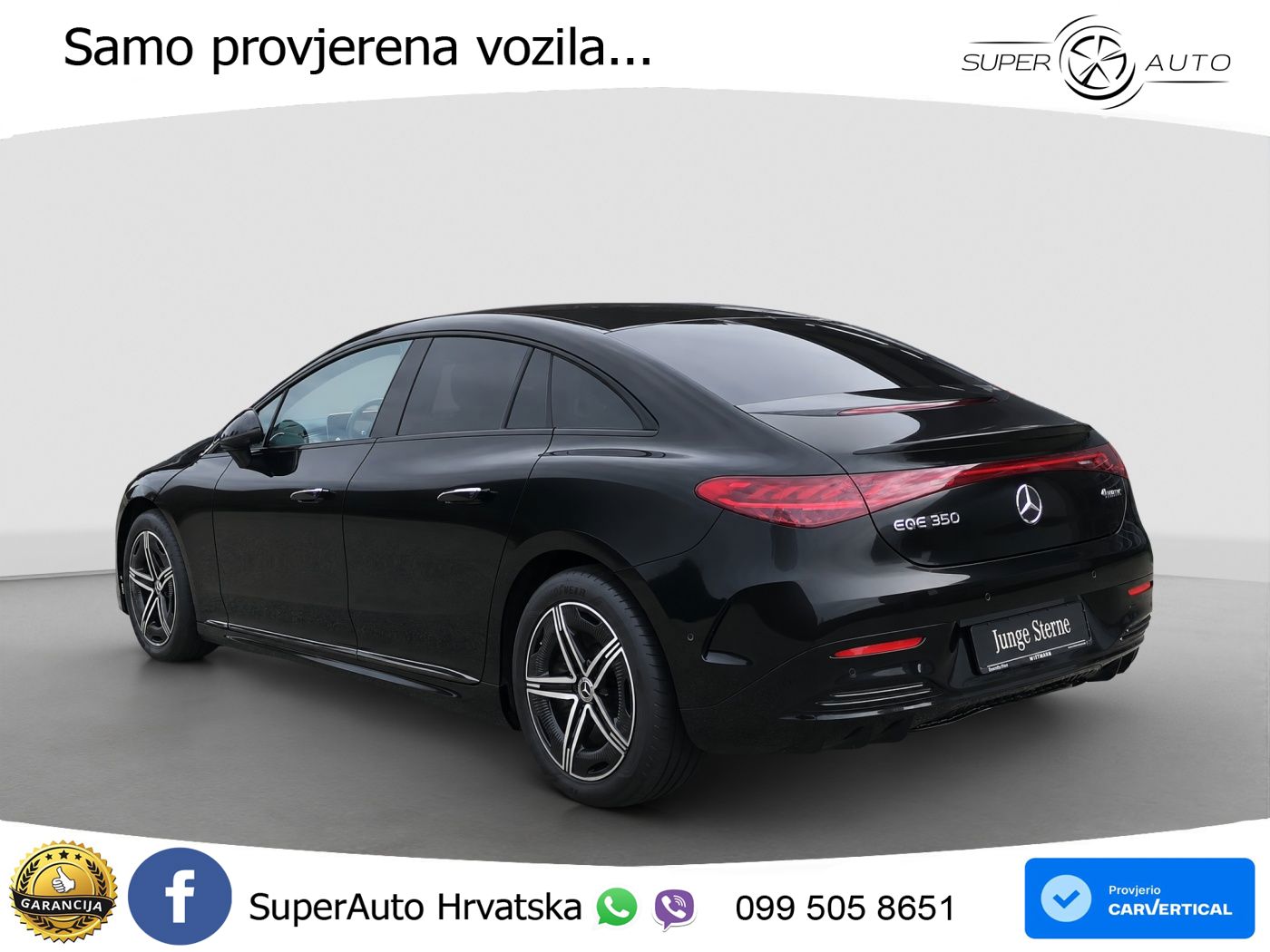 Mercedes EQE 350 98 kWh (292 KS) 4MATIC AMG LED+GR SJED+ACC