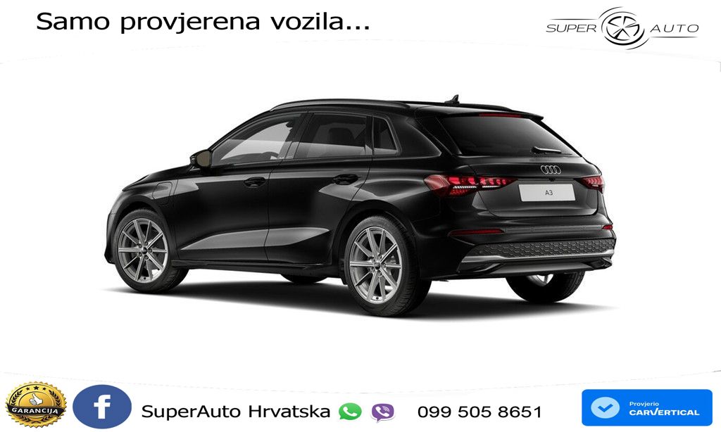 Audi A3 40 TFSIe (204 KS) S tronic LED+GR SJED+ACC