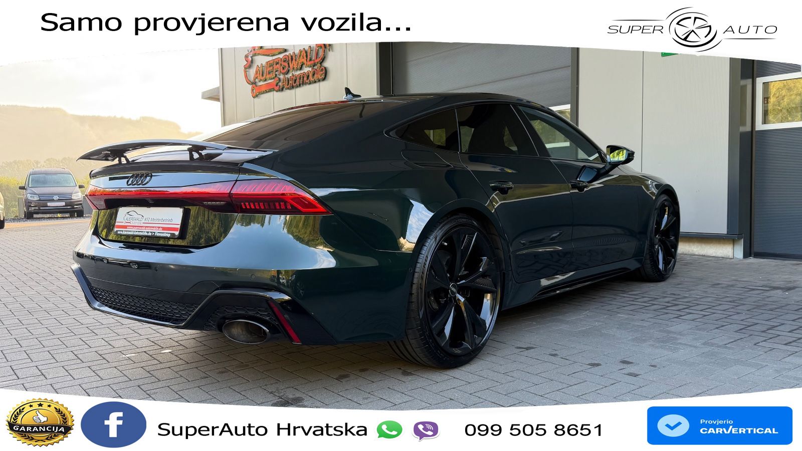 Audi RS7 4.0 TFSI V8 (600 KS) quattro tiptronic LED+GR SJED+ACC