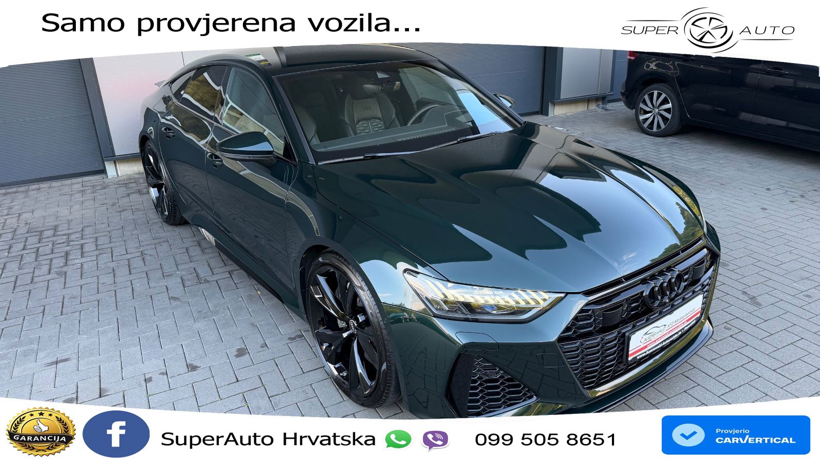Audi RS7 4.0 TFSI V8 (600 KS) quattro tiptronic LED+GR SJED+ACC