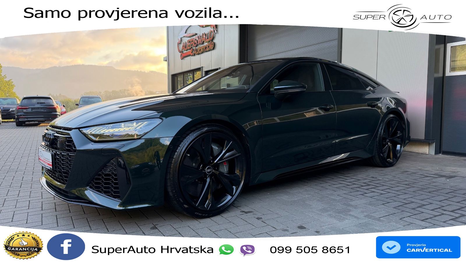 Audi RS7 4.0 TFSI V8 (600 KS) quattro tiptronic LED+GR SJED+ACC
