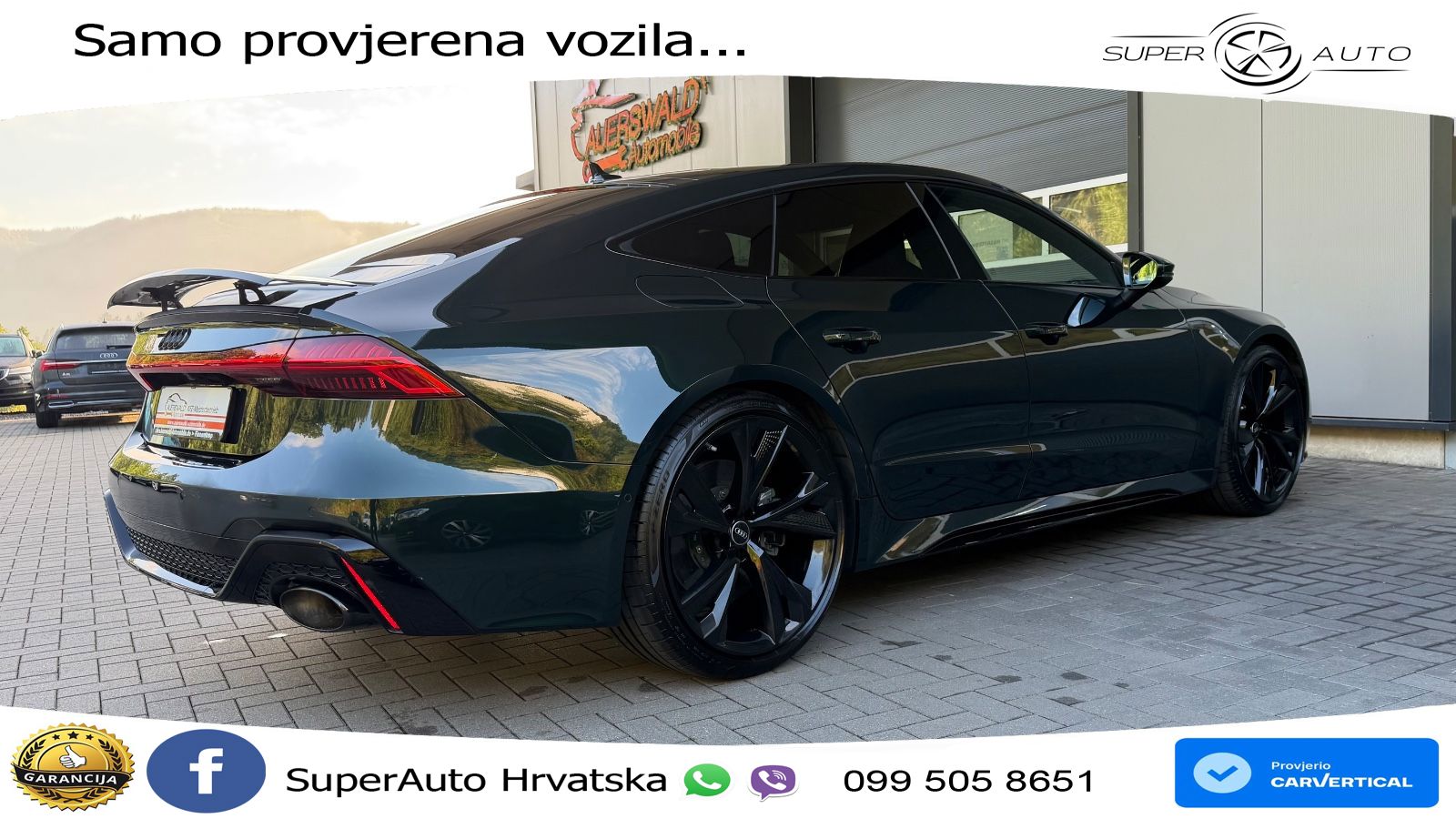 Audi RS7 4.0 TFSI V8 (600 KS) quattro tiptronic LED+GR SJED+ACC