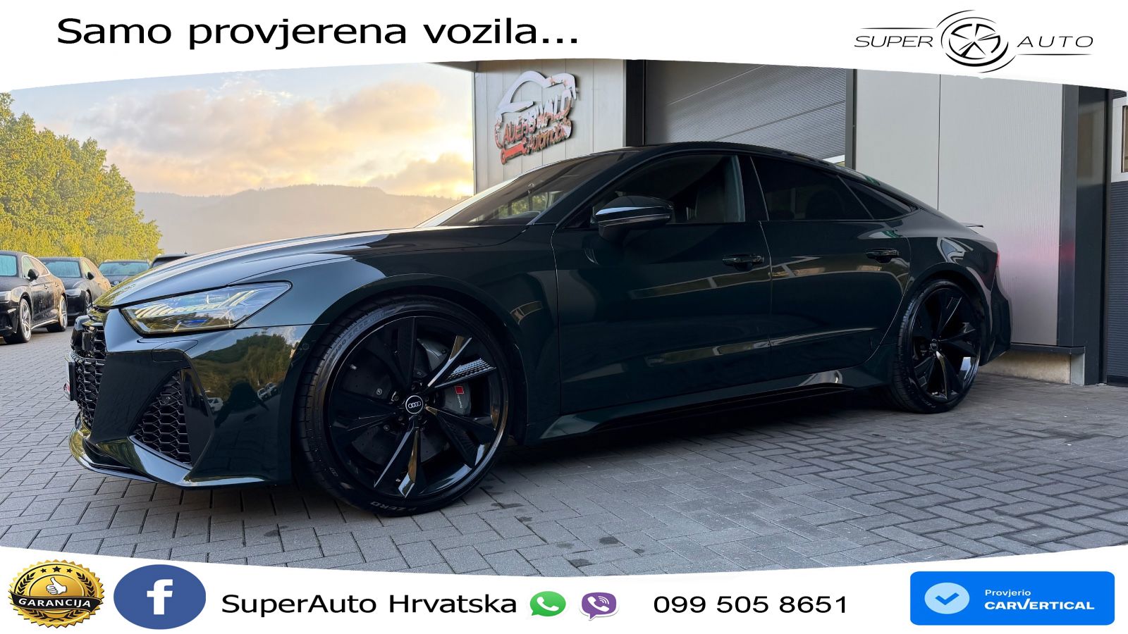 Audi RS7 4.0 TFSI V8 (600 KS) quattro tiptronic LED+GR SJED+ACC
