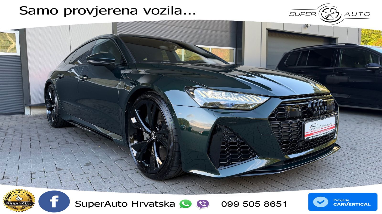 Audi RS7 4.0 TFSI V8 (600 KS) quattro tiptronic LED+GR SJED+ACC