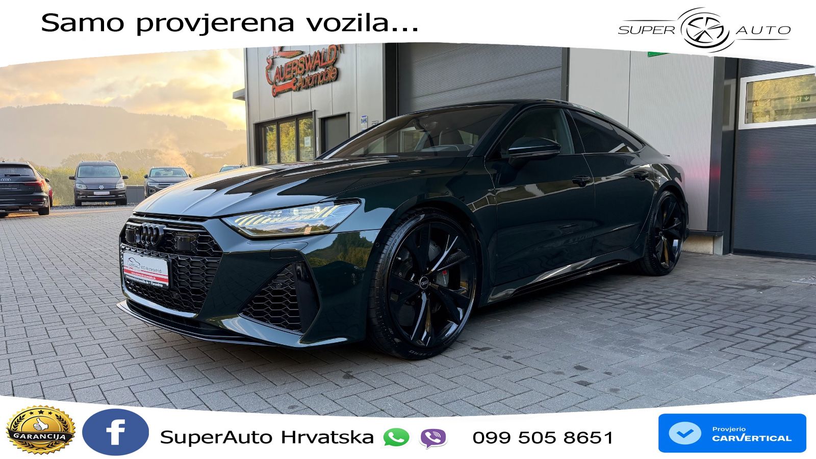 Audi RS7 4.0 TFSI V8 (600 KS) quattro tiptronic LED+GR SJED+ACC
