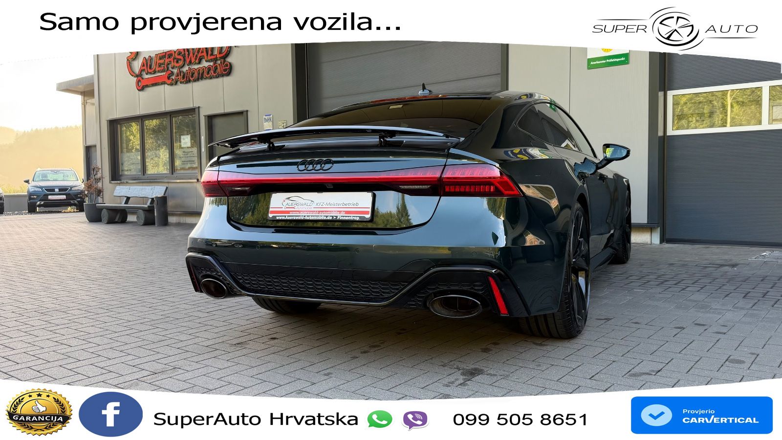 Audi RS7 4.0 TFSI V8 (600 KS) quattro tiptronic LED+GR SJED+ACC