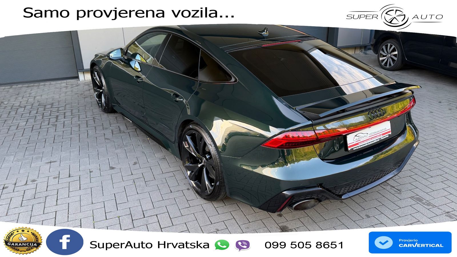 Audi RS7 4.0 TFSI V8 (600 KS) quattro tiptronic LED+GR SJED+ACC
