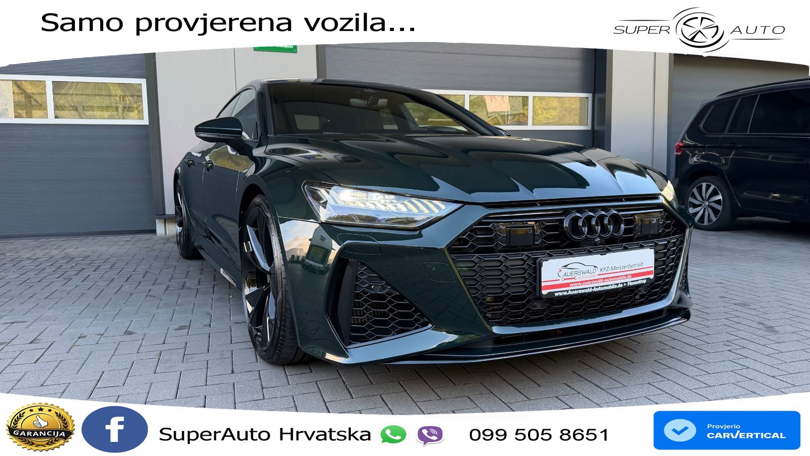 Audi RS7 4.0 TFSI V8 (600 KS) quattro tiptronic LED+GR SJED+ACC