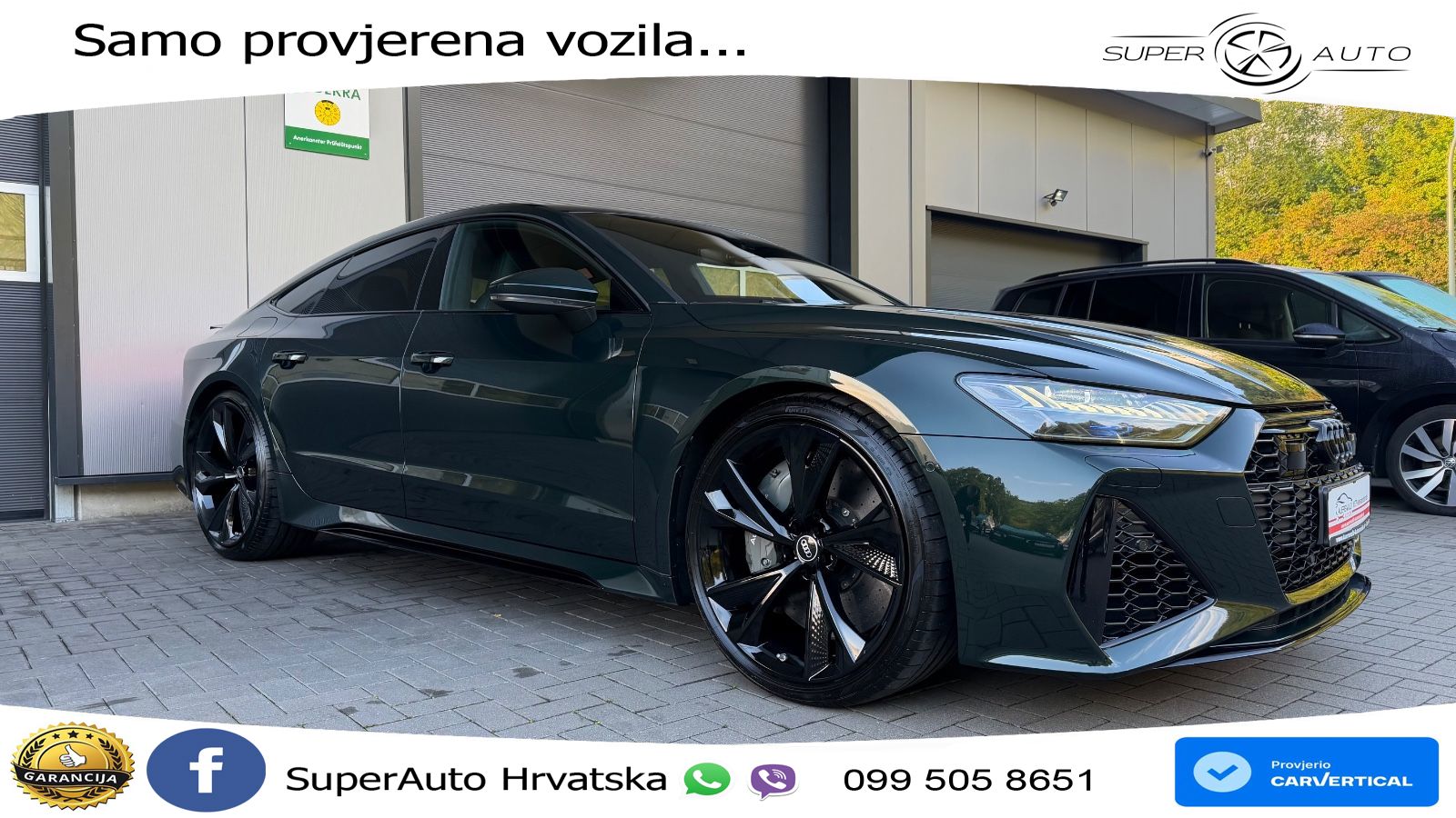 Audi RS7 4.0 TFSI V8 (600 KS) quattro tiptronic LED+GR SJED+ACC