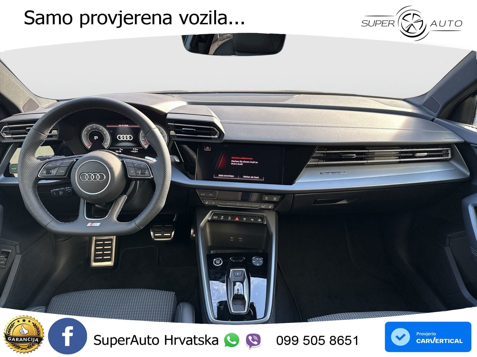 Audi A3 40 TFSI (204 KS) quattro S tronic S line LED+GR SJED+ACC