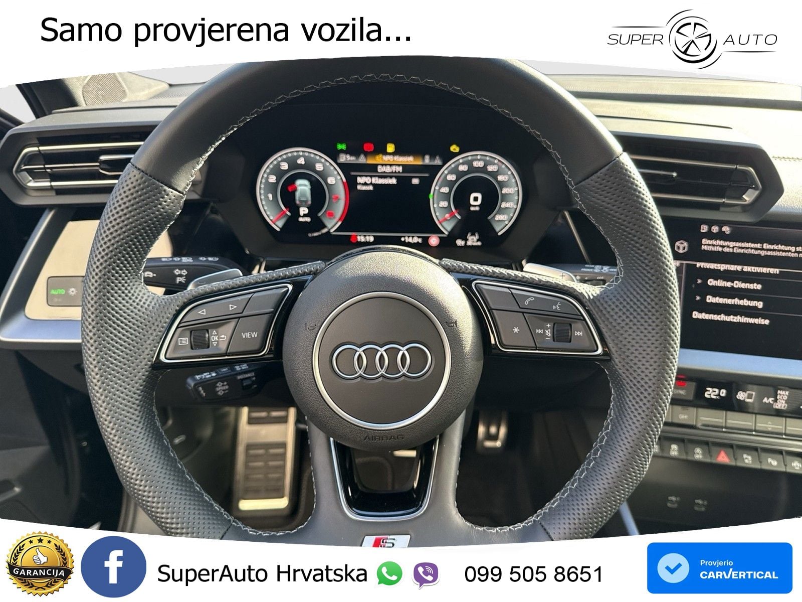 Audi A3 40 TFSI (204 KS) quattro S tronic S line LED+GR SJED+ACC