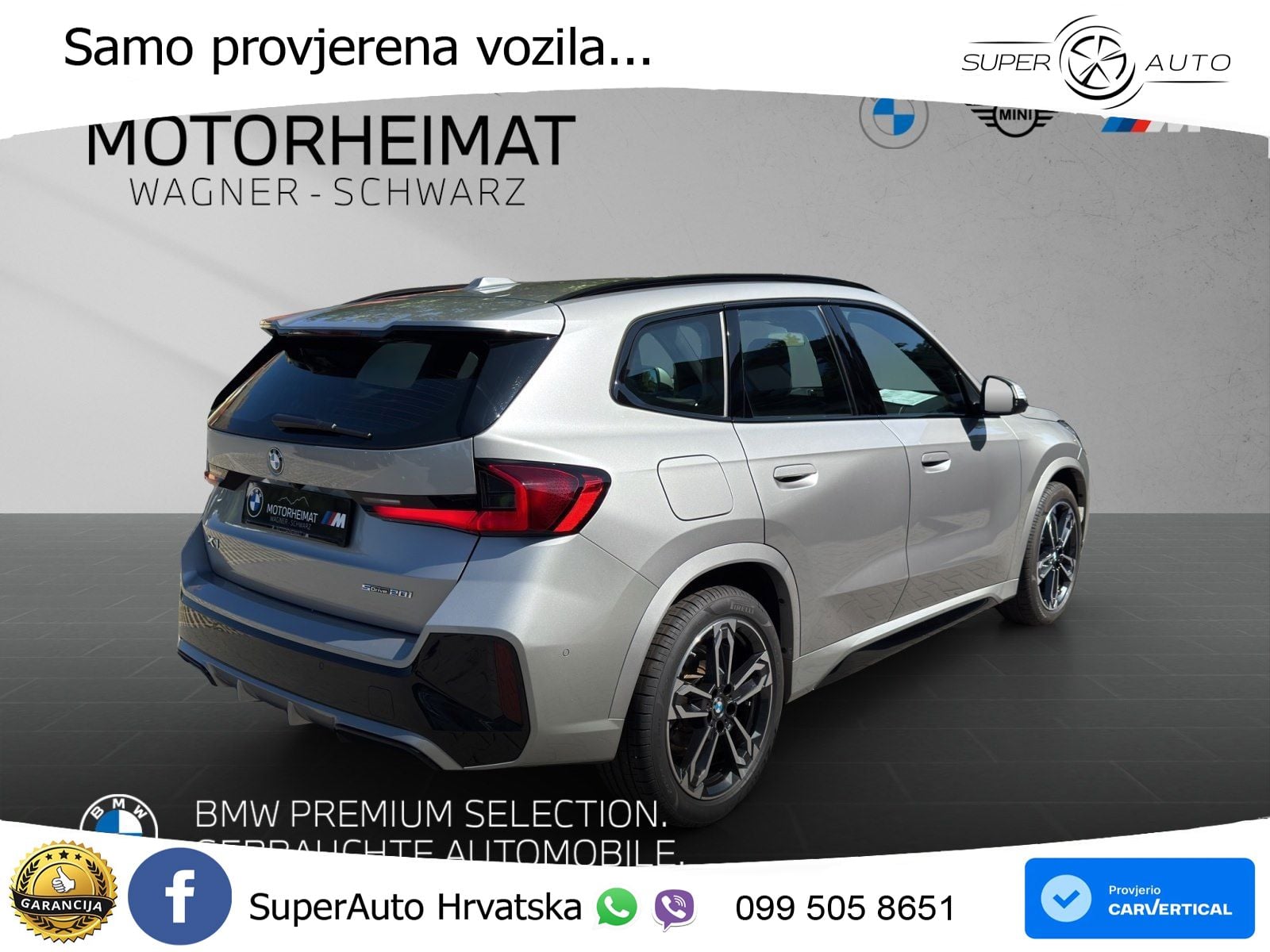 BMW X1 20i (170 KS) sDrive Steptronic M Sport LED+GR SJED+ACC