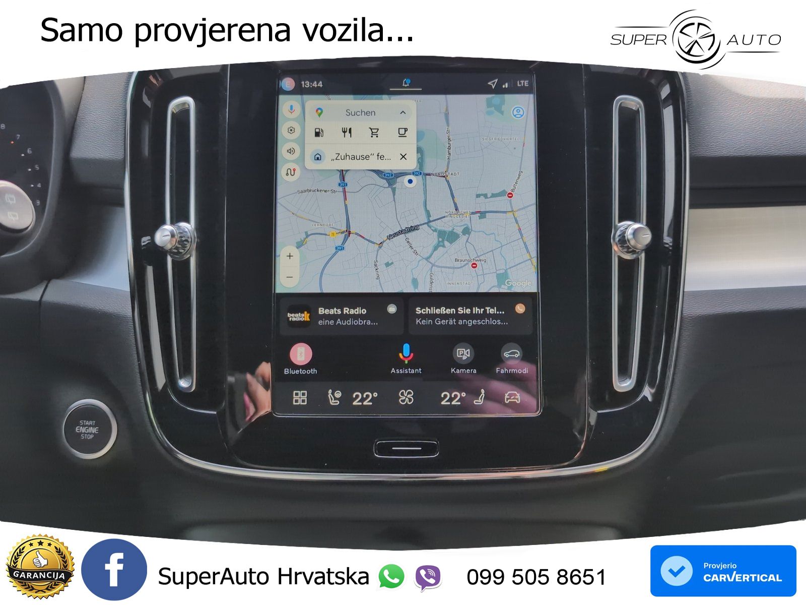 Volvo XC40 2.0 B3 163 KS Automatic LED+GR SJED+ACC
