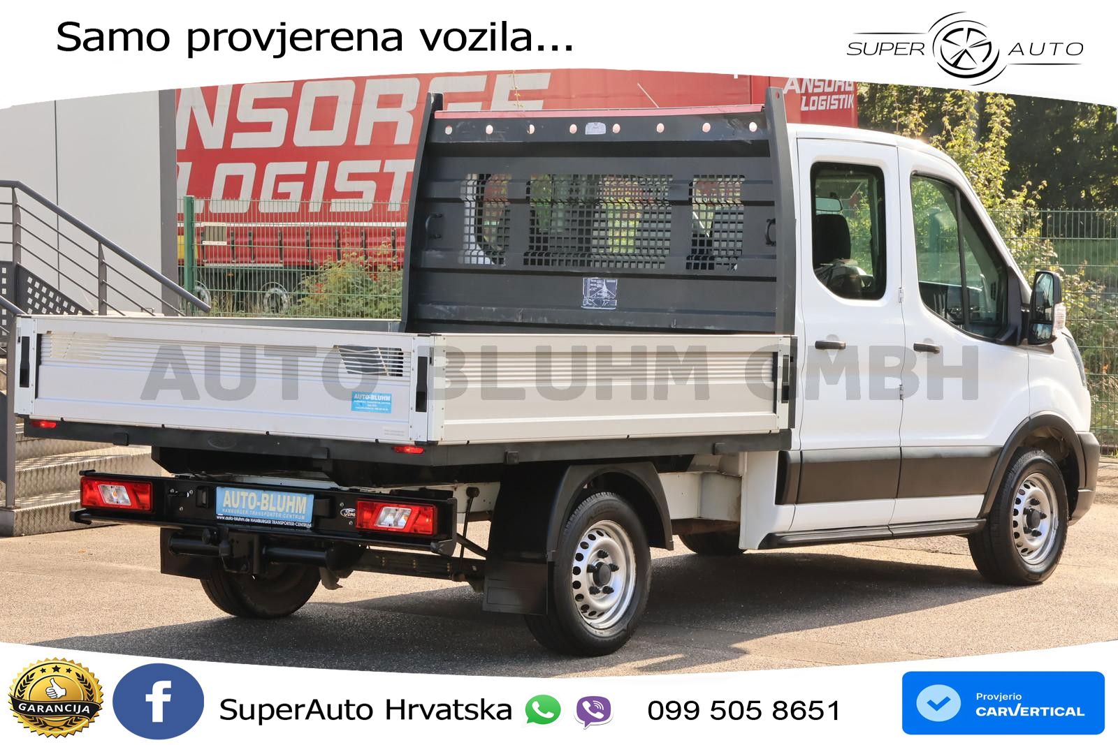 Ford Transit 310-EB Doka L2 + AHK 2.5T Klima 7-Sitze 131 KS