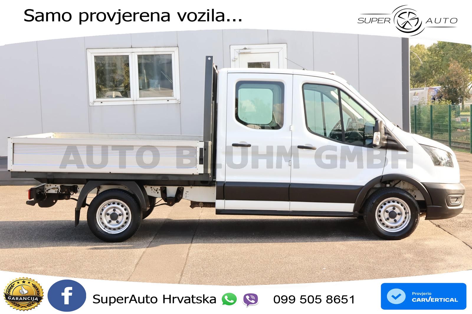 Ford Transit 310-EB Doka L2 + AHK 2.5T Klima 7-Sitze 131 KS