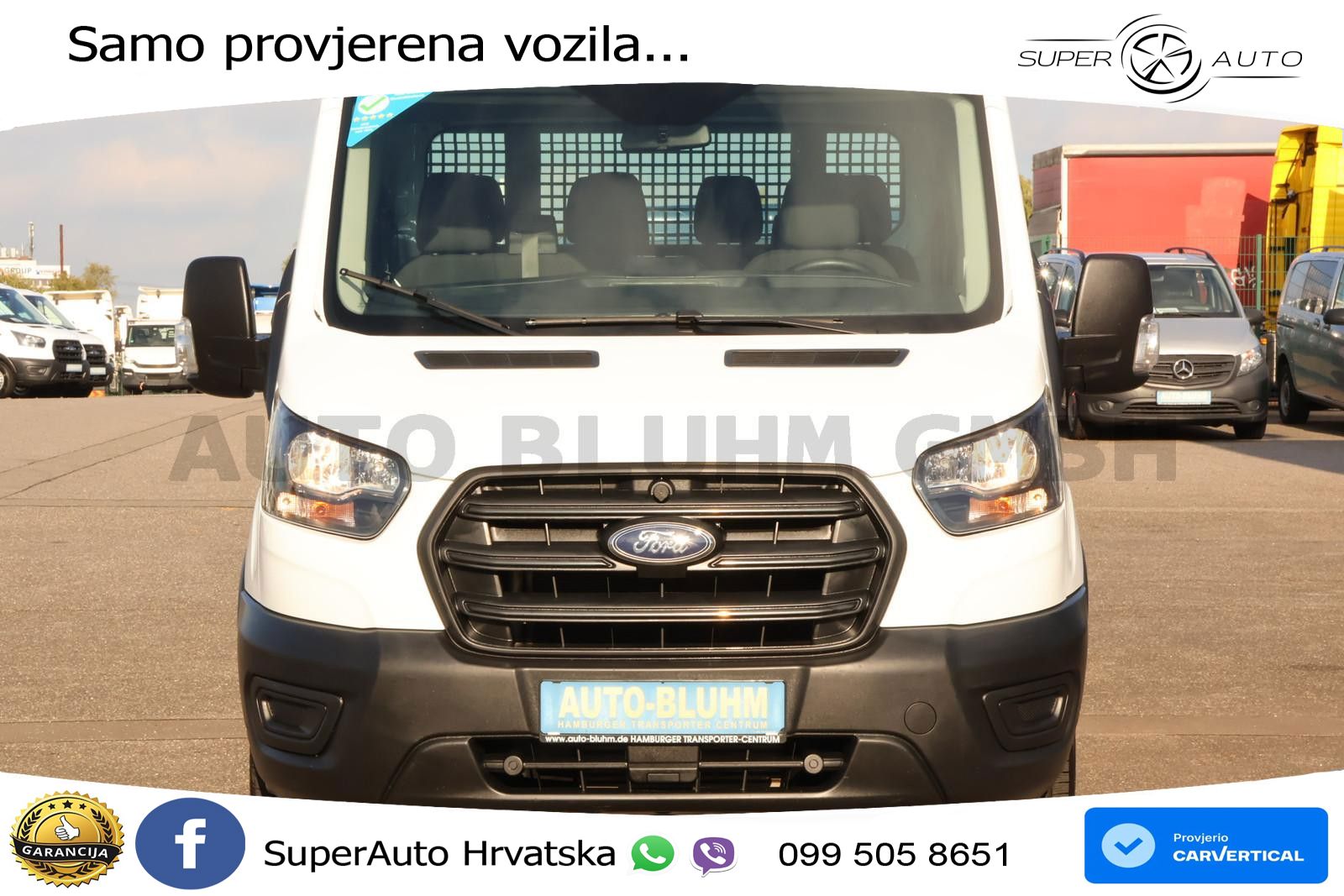 Ford Transit 310-EB Doka L2 + AHK 2.5T Klima 7-Sitze 131 KS