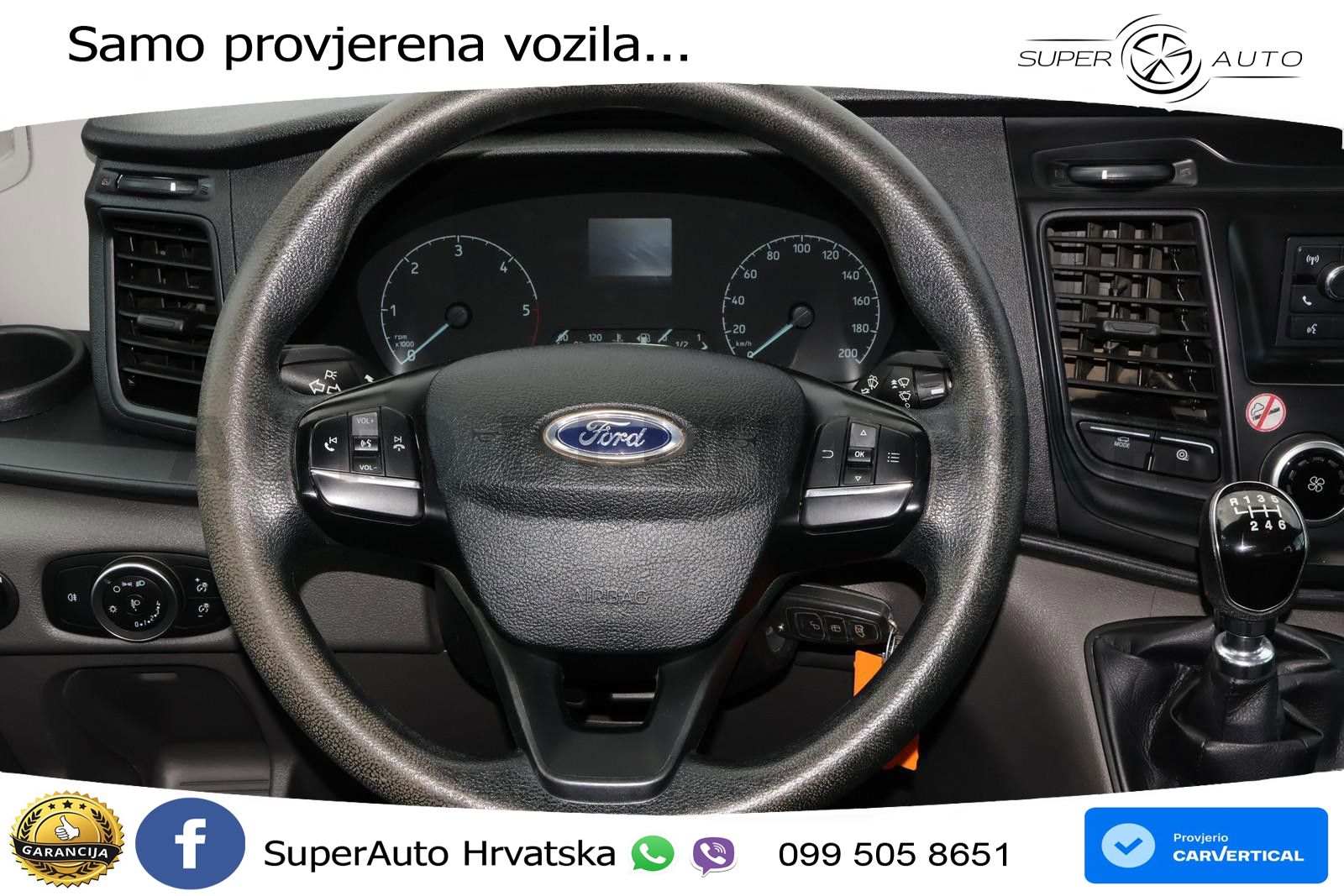 Ford Transit 310-EB Doka L2 + AHK 2.5T Klima 7-Sitze 131 KS