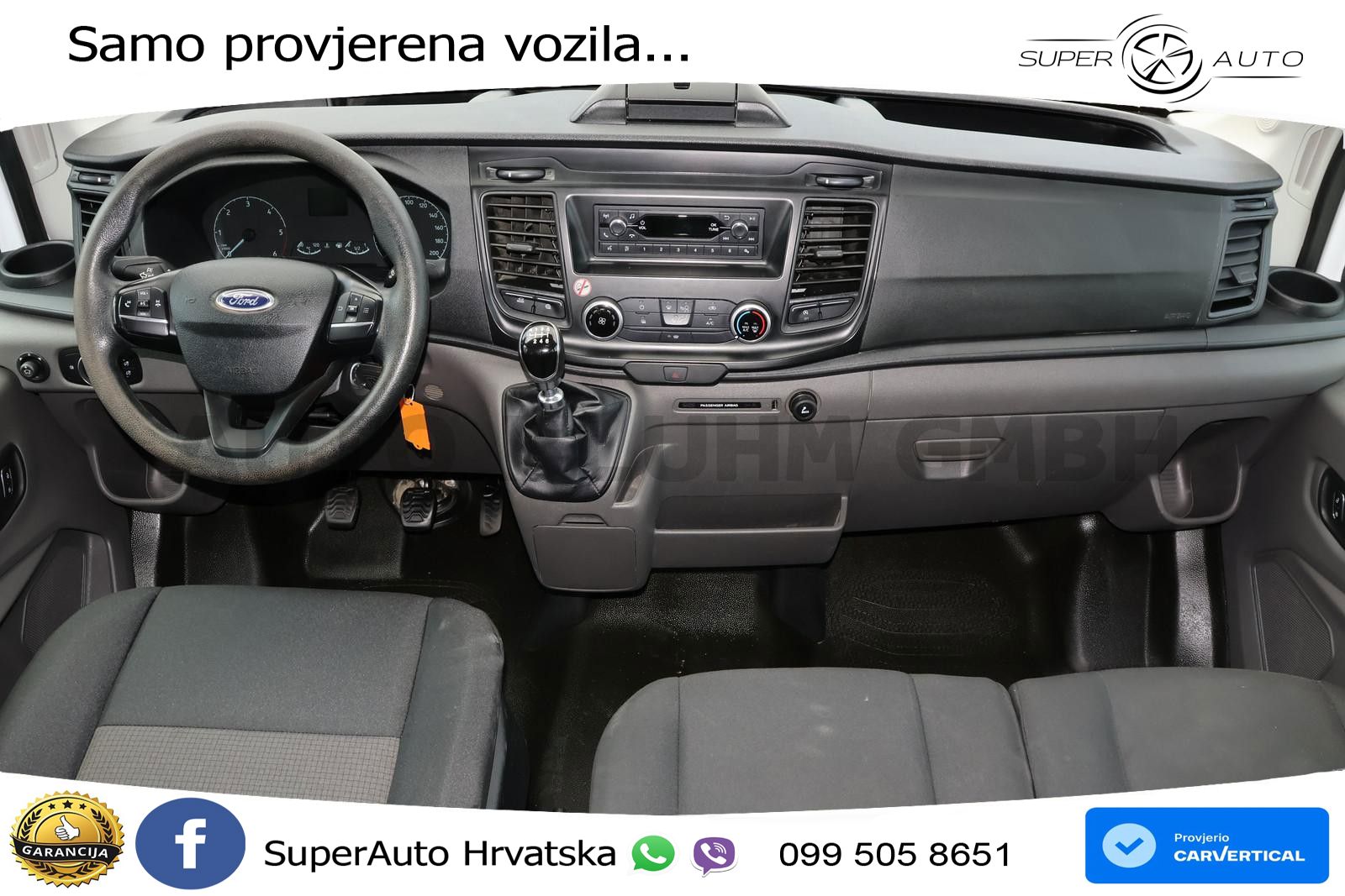 Ford Transit 310-EB Doka L2 + AHK 2.5T Klima 7-Sitze 131 KS