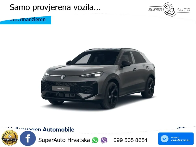 Volkswagen T-Roc 1.5 eTSI (150 KS) DSG R-Line LED+GR SJED+ACC