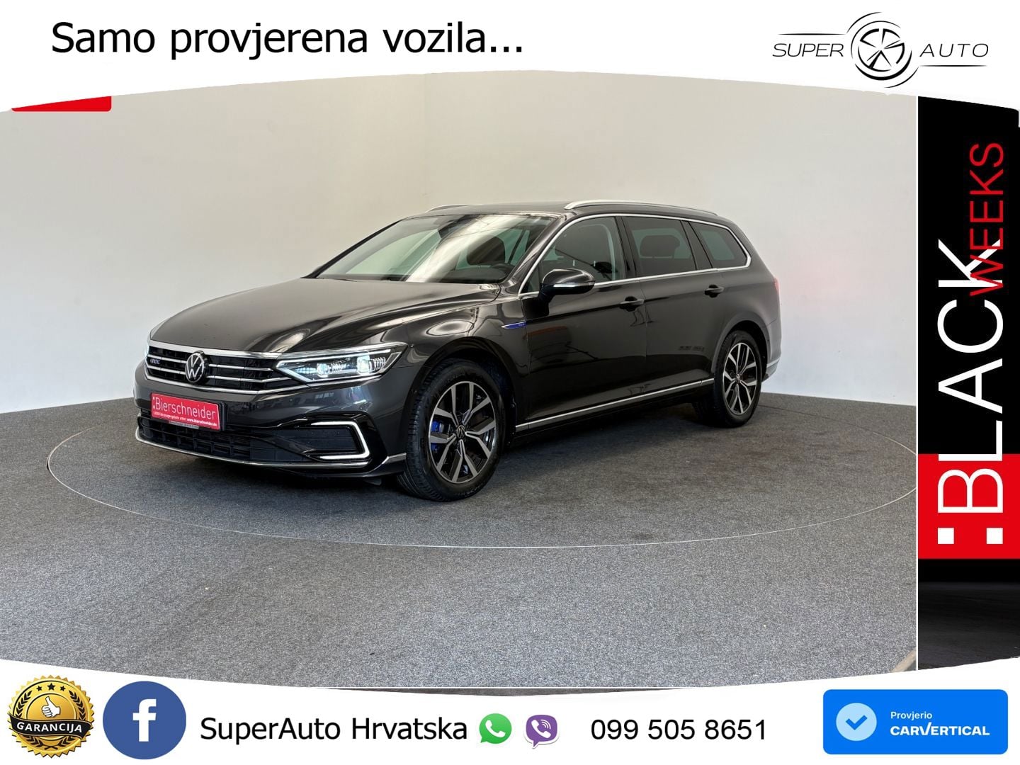 Volkswagen Passat Variant GTE 1.4 TSI (218 KS) DSG LED+GR SJED+ACC