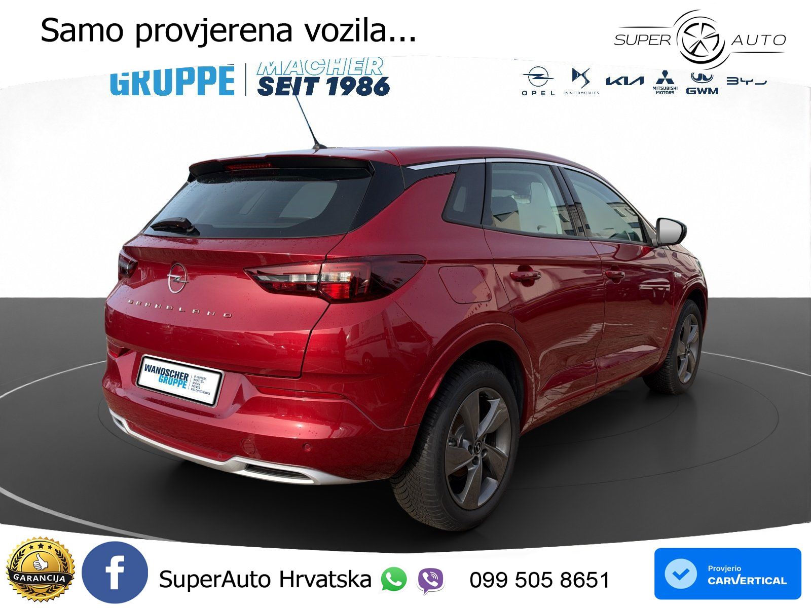 Opel Grandland 1.2i Turbo (130 KS) Automatic LED+GR SJED+ACC