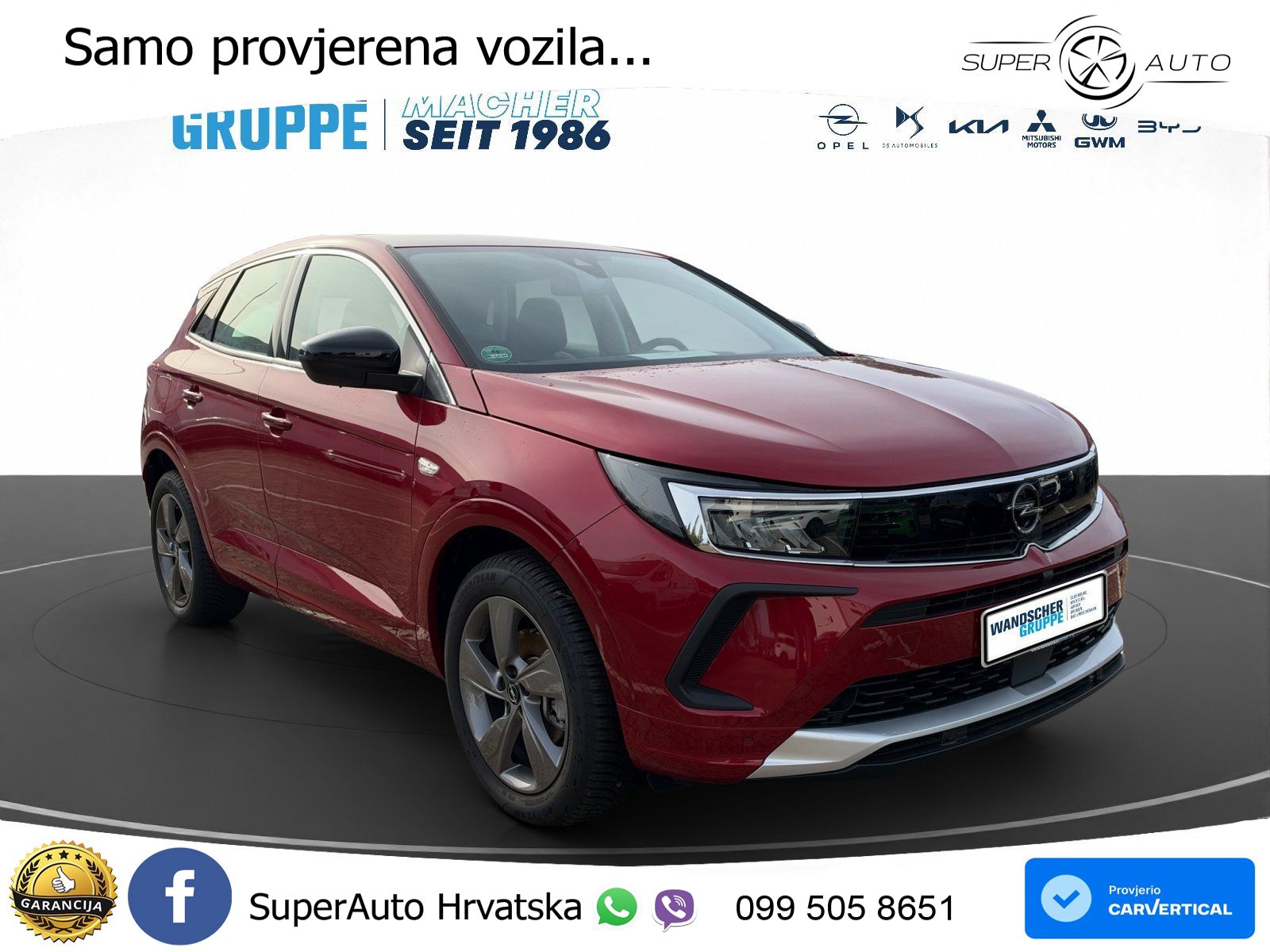 Opel Grandland 1.2i Turbo (130 KS) Automatic LED+GR SJED+ACC