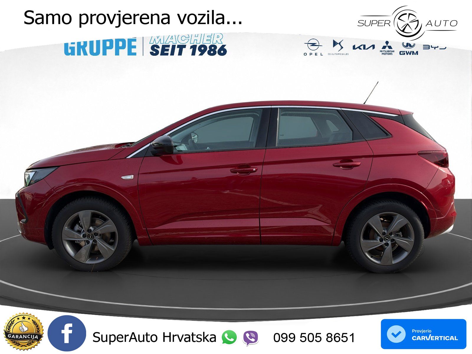 Opel Grandland 1.2i Turbo (130 KS) Automatic LED+GR SJED+ACC