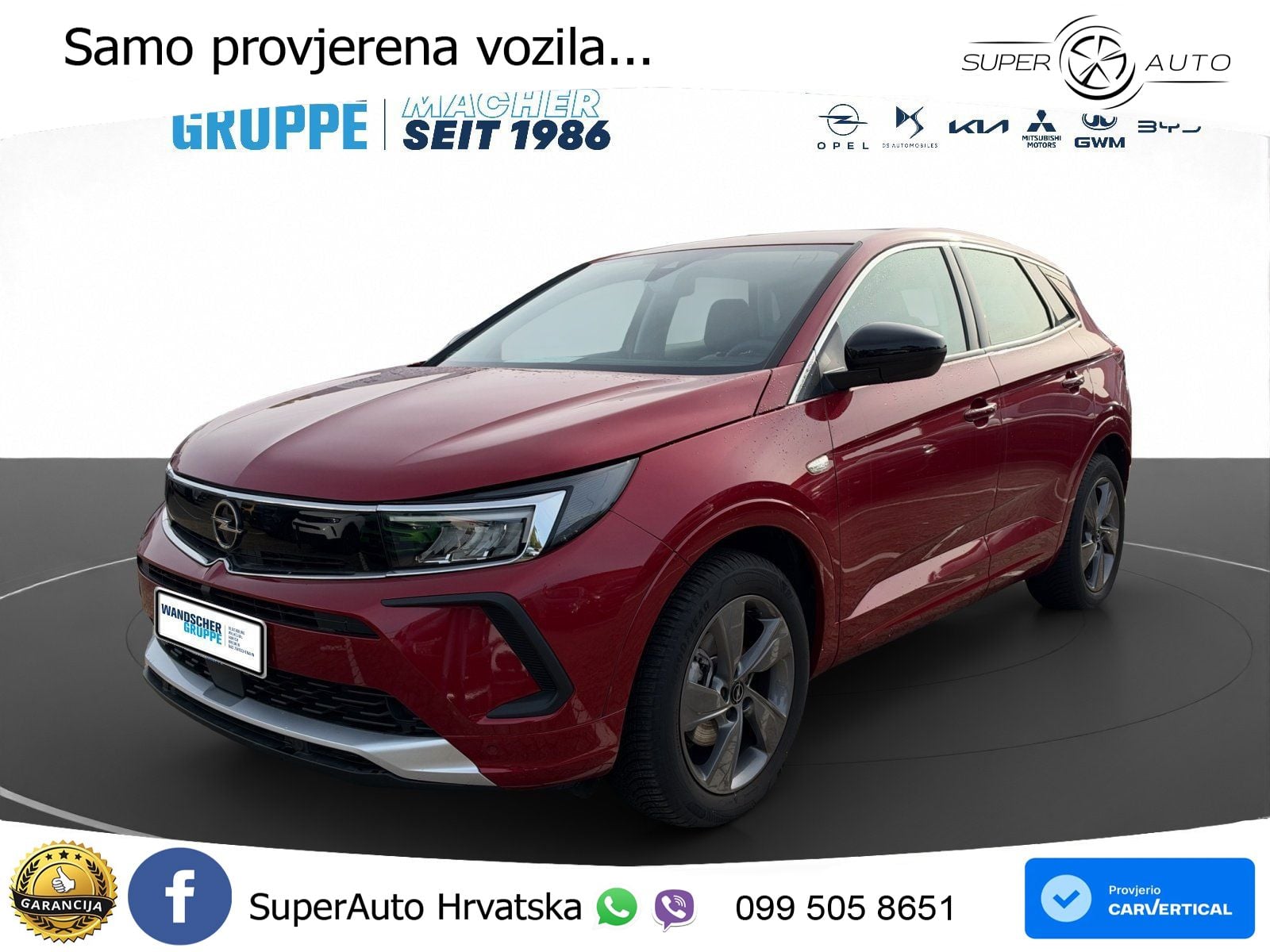 Opel Grandland 1.2i Turbo (130 KS) Automatic LED+GR SJED+ACC