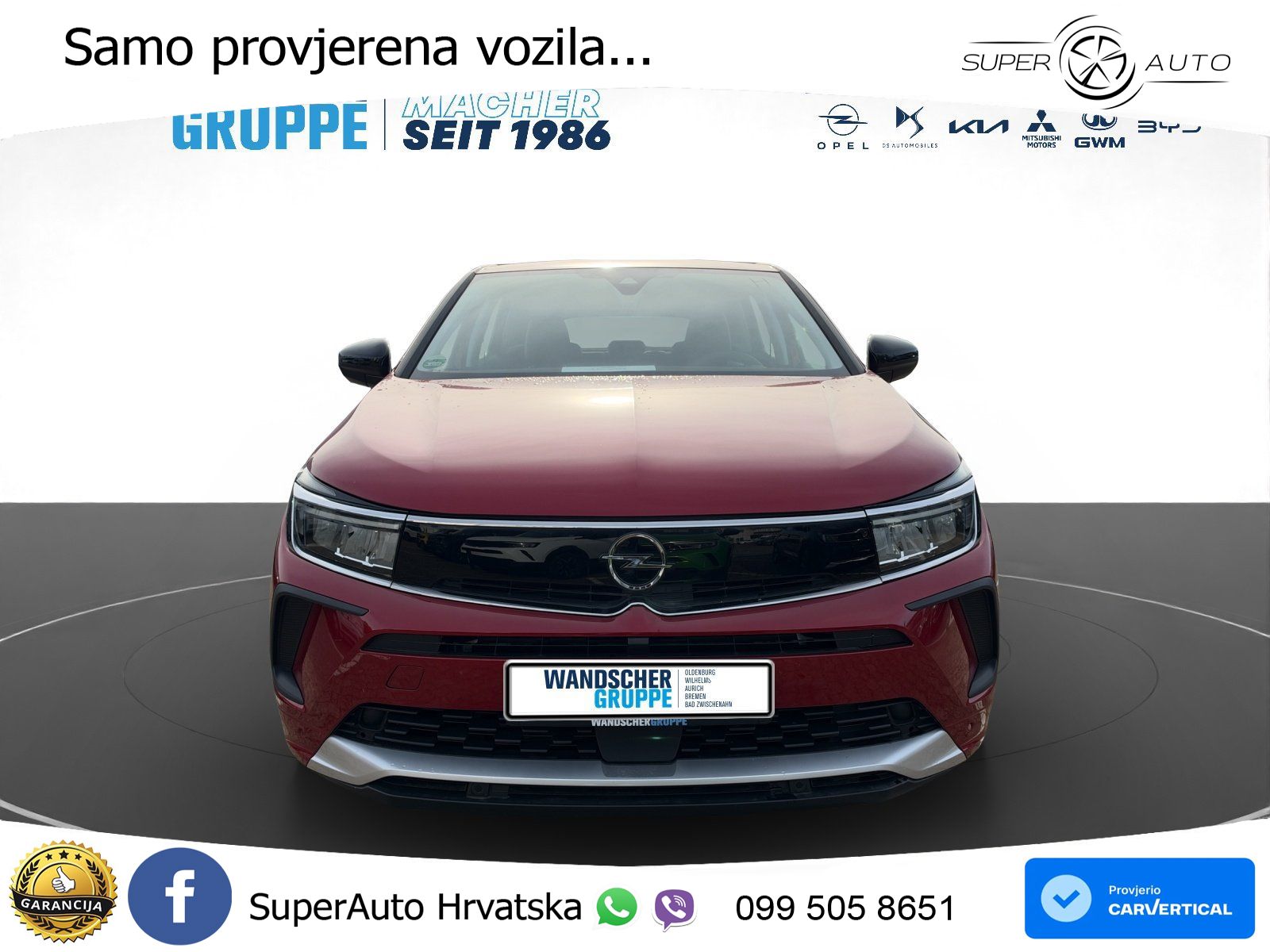 Opel Grandland 1.2i Turbo (130 KS) Automatic LED+GR SJED+ACC
