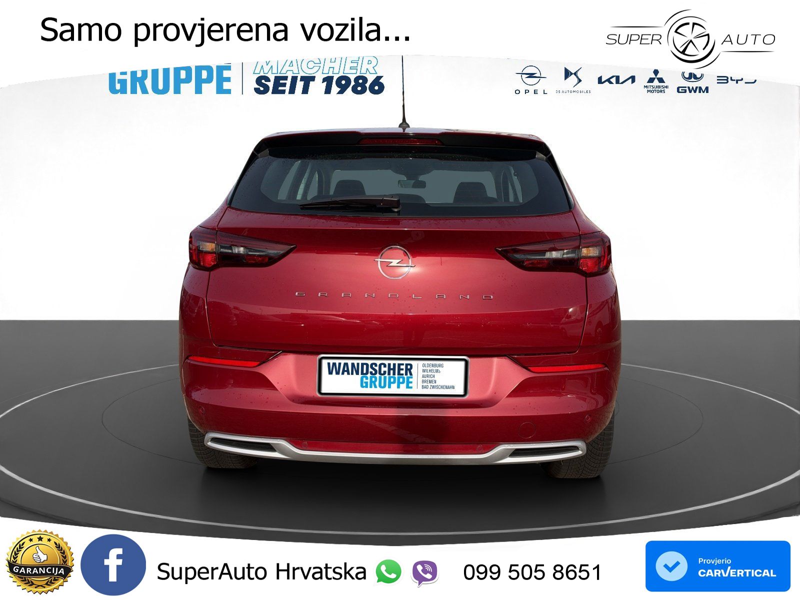Opel Grandland 1.2i Turbo (130 KS) Automatic LED+GR SJED+ACC