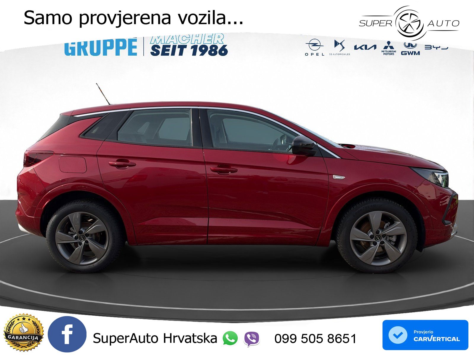 Opel Grandland 1.2i Turbo (130 KS) Automatic LED+GR SJED+ACC
