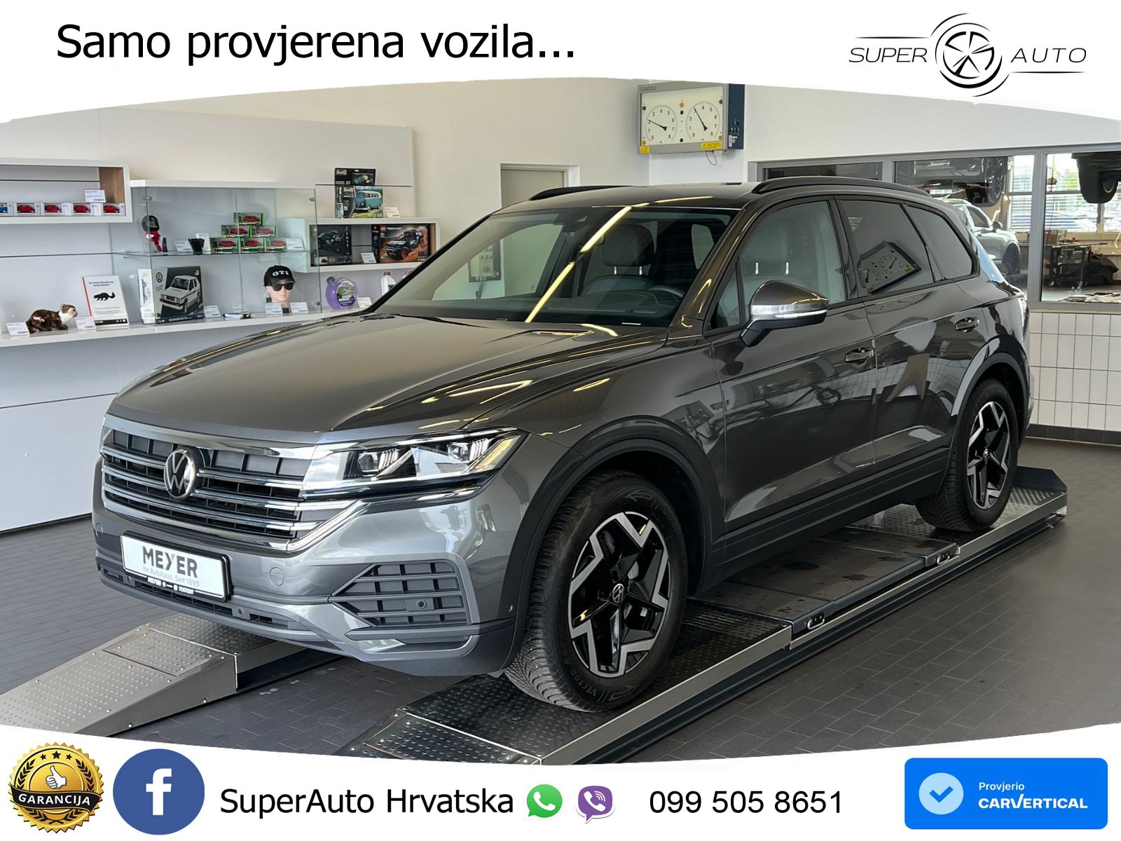 Volkswagen Touareg 3.0 V6 TDI (231 KS) 4MOTION Tiptronic ZRAČNI+ACC+4xGR SJED+KAM