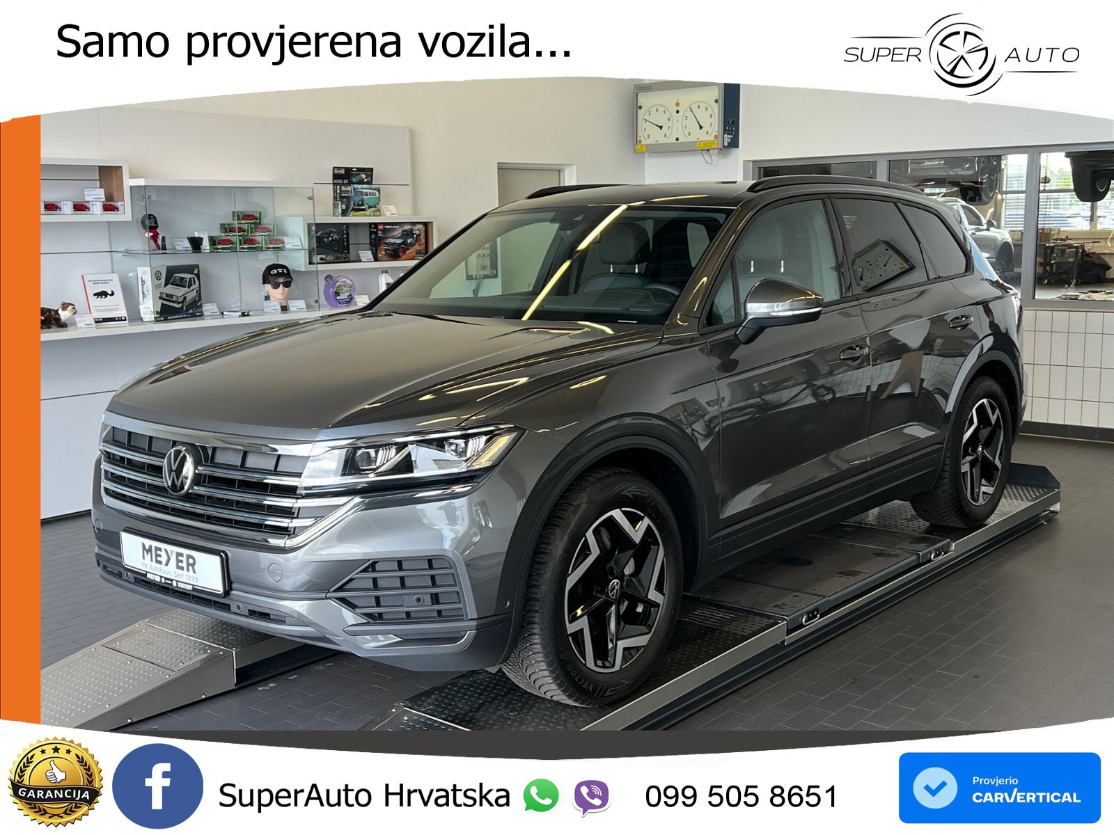 Volkswagen Touareg 3.0 V6 TDI (231 KS) 4MOTION Tiptronic ZRAČNI+ACC+4xGR SJED+KAM