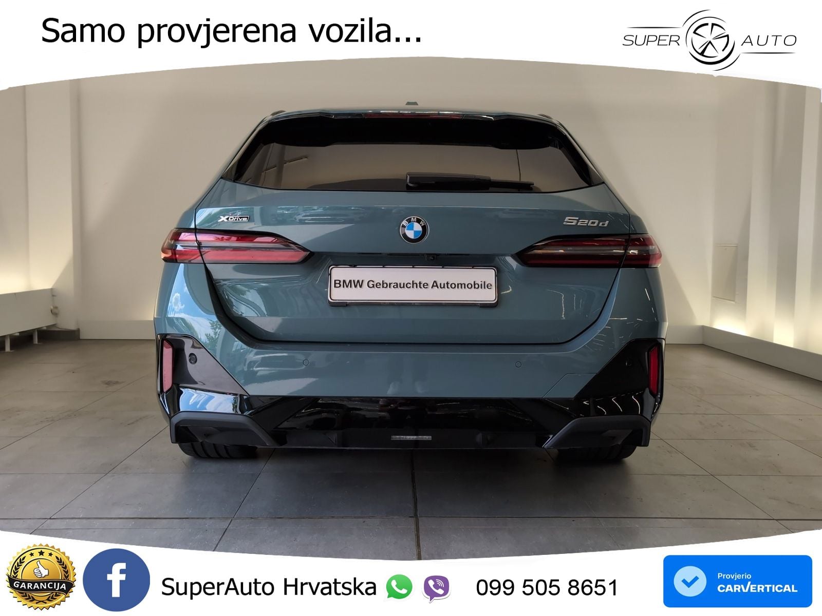 BMW 520d Touring (197 KS) xDrive Steptronic M Sport LED+GR SJED+ACC