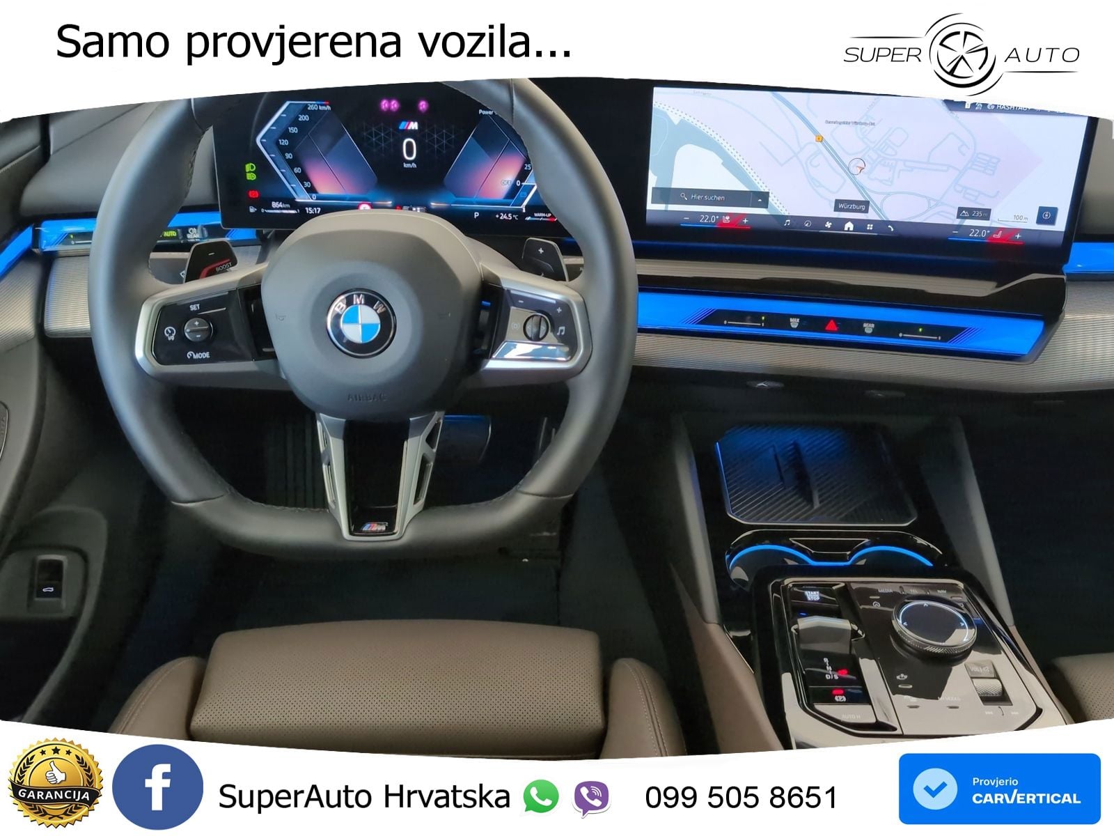 BMW 520d Touring (197 KS) xDrive Steptronic M Sport LED+GR SJED+ACC