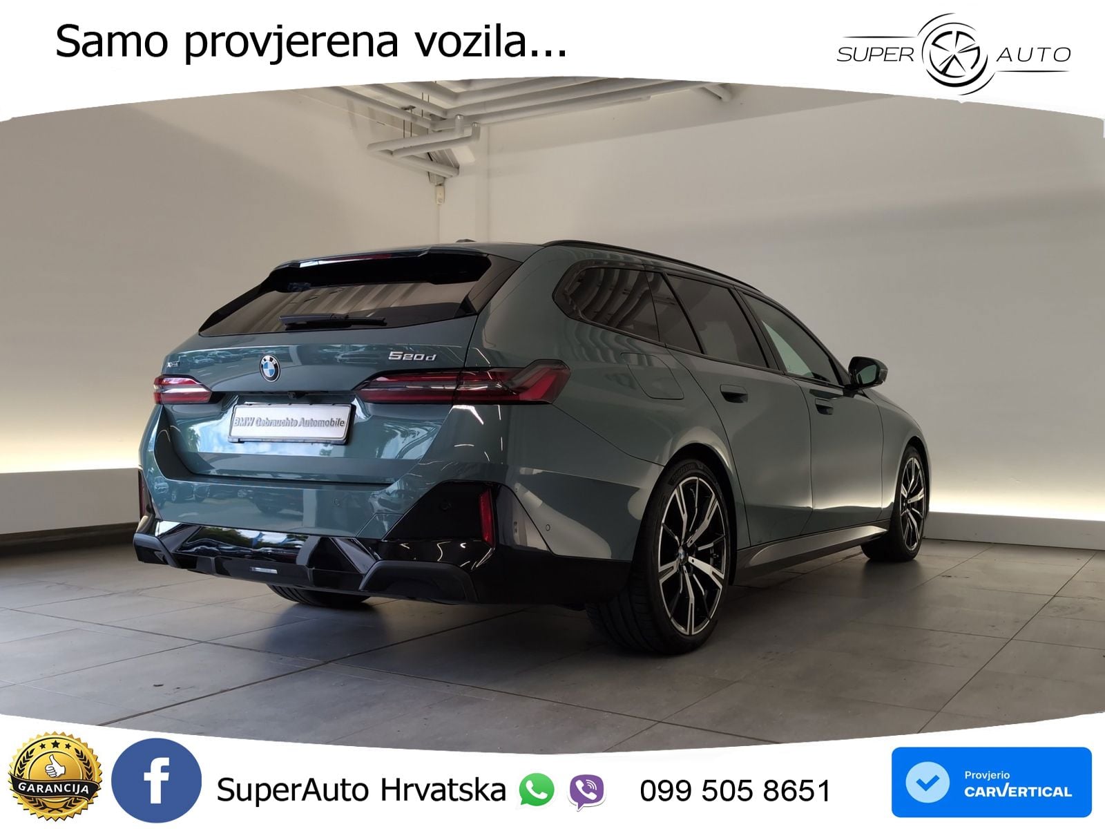 BMW 520d Touring (197 KS) xDrive Steptronic M Sport LED+GR SJED+ACC