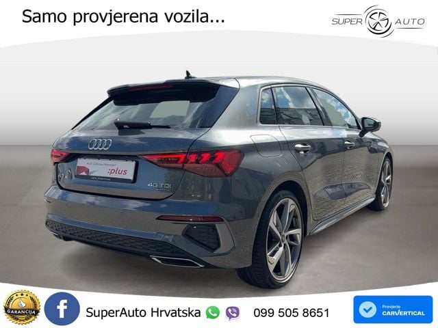 Audi A3 40 TDI (200 KS) quattro S tronic S line