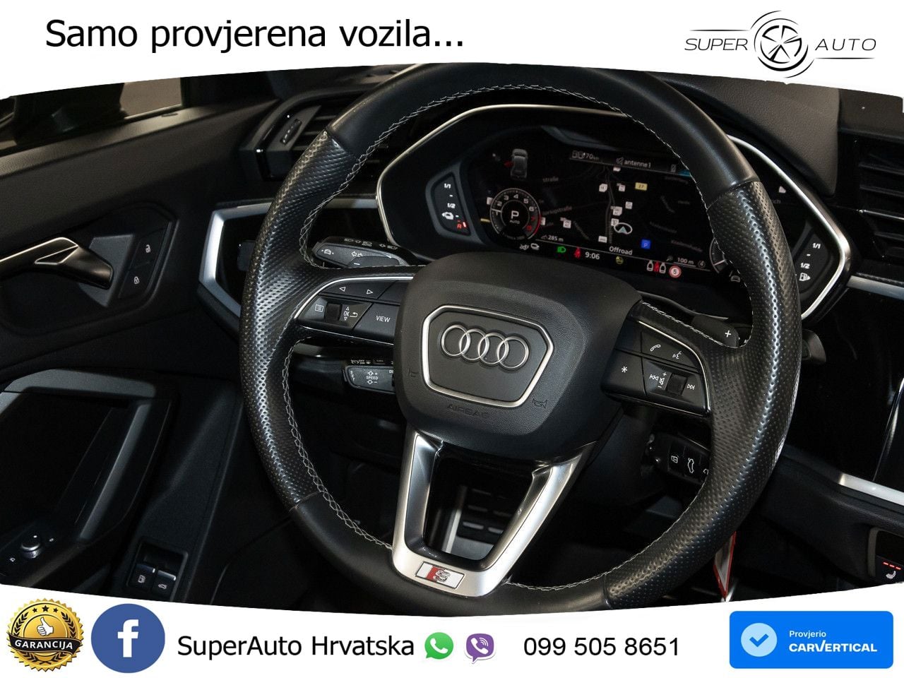 Audi Q3 45 TFSIe (245 KS) S tronic S line LED+GR SJED+ACC