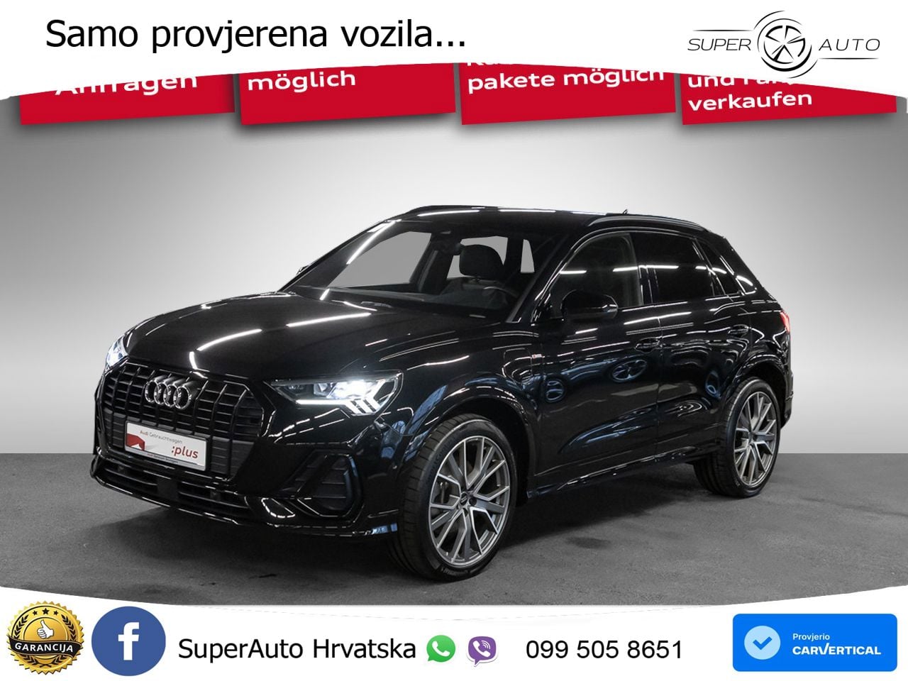 Audi Q3 45 TFSIe (245 KS) S tronic S line LED+GR SJED+ACC
