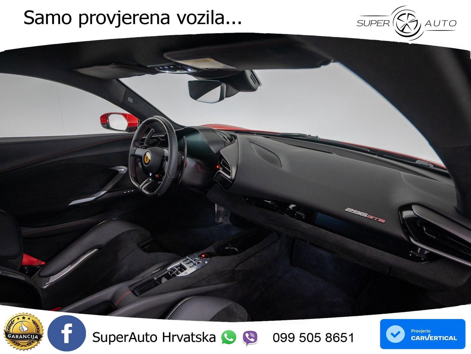 Ferrari 296 GTB 3.0 V6 (830 KS) F1 DCT