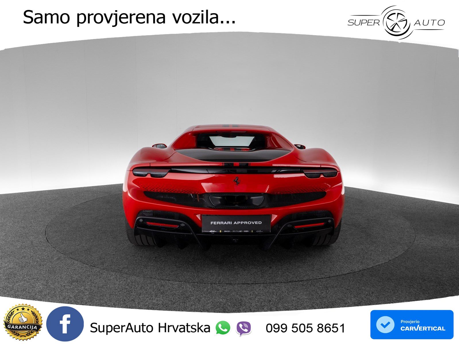 Ferrari 296 GTB 3.0 V6 (830 KS) F1 DCT