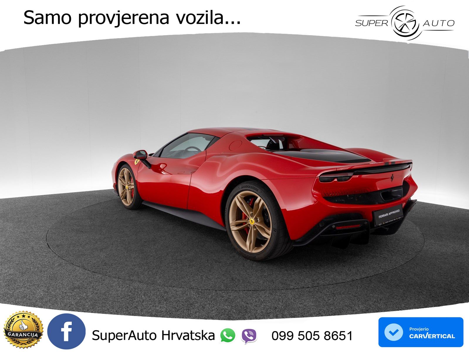 Ferrari 296 GTB 3.0 V6 (830 KS) F1 DCT