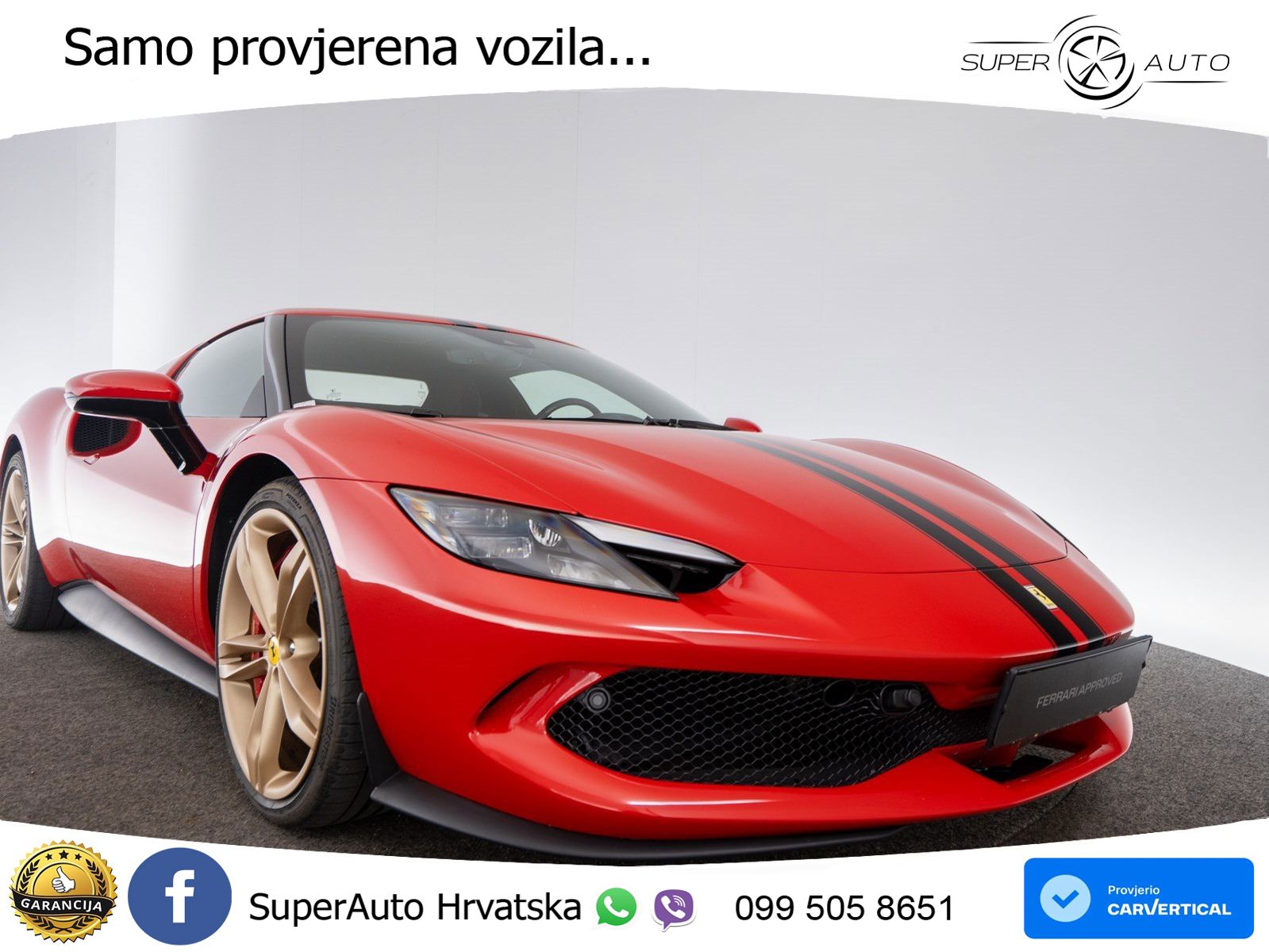 Ferrari 296 GTB 3.0 V6 (830 KS) F1 DCT