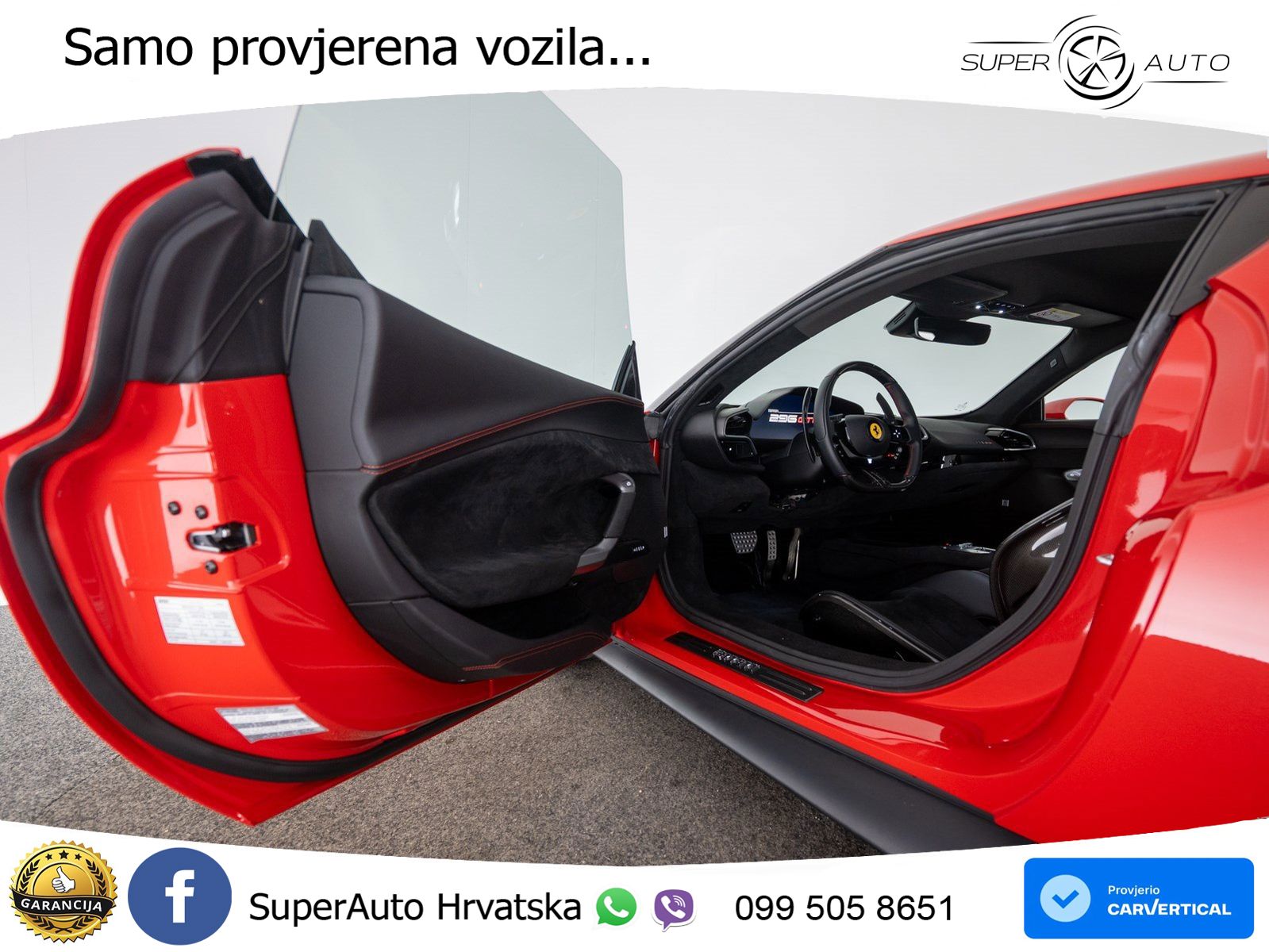 Ferrari 296 GTB 3.0 V6 (830 KS) F1 DCT