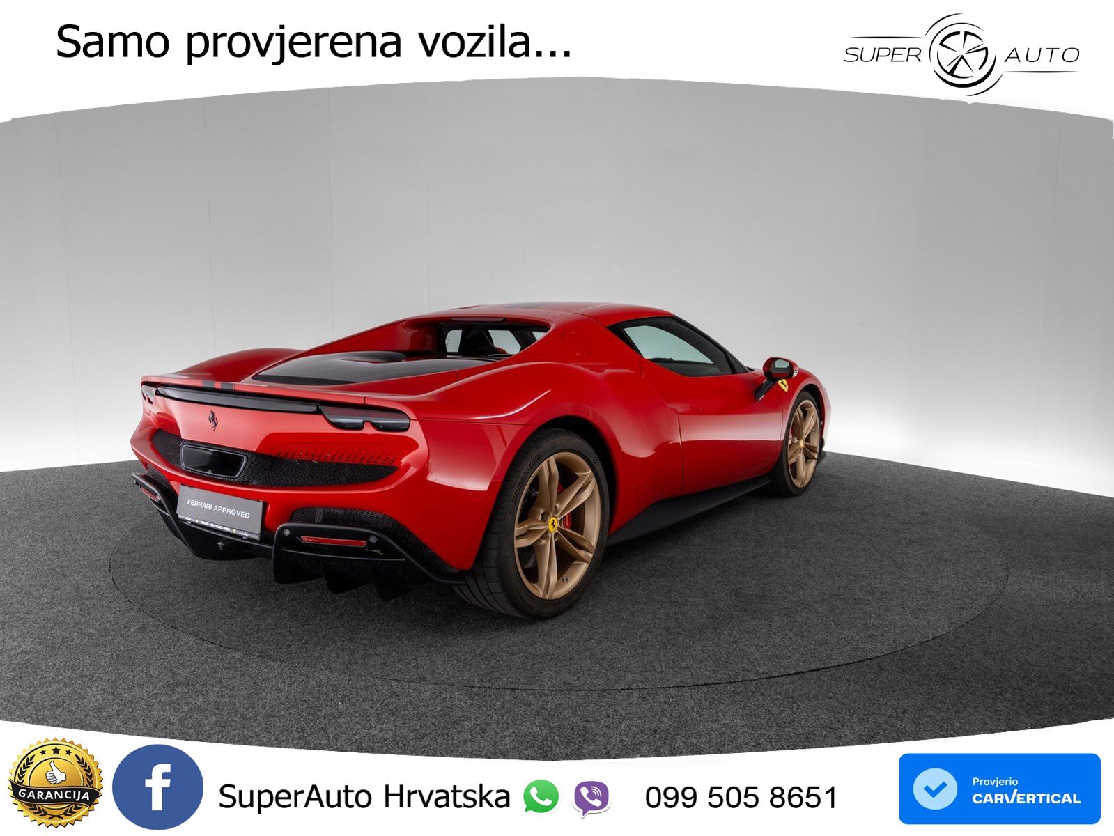 Ferrari 296 GTB 3.0 V6 (830 KS) F1 DCT