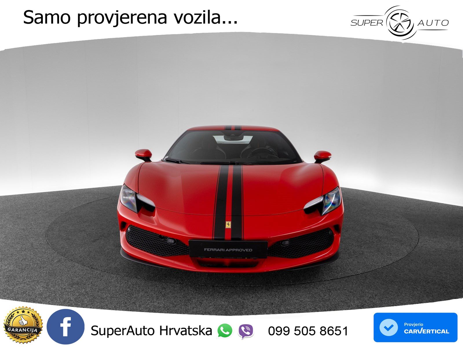 Ferrari 296 GTB 3.0 V6 (830 KS) F1 DCT