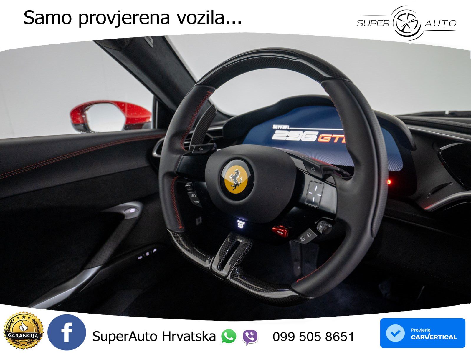 Ferrari 296 GTB 3.0 V6 (830 KS) F1 DCT