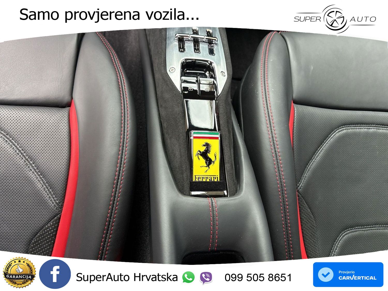 Ferrari 296 GTB 3.0 V6 (830 KS) F1 DCT LED+GR SJED+ACC