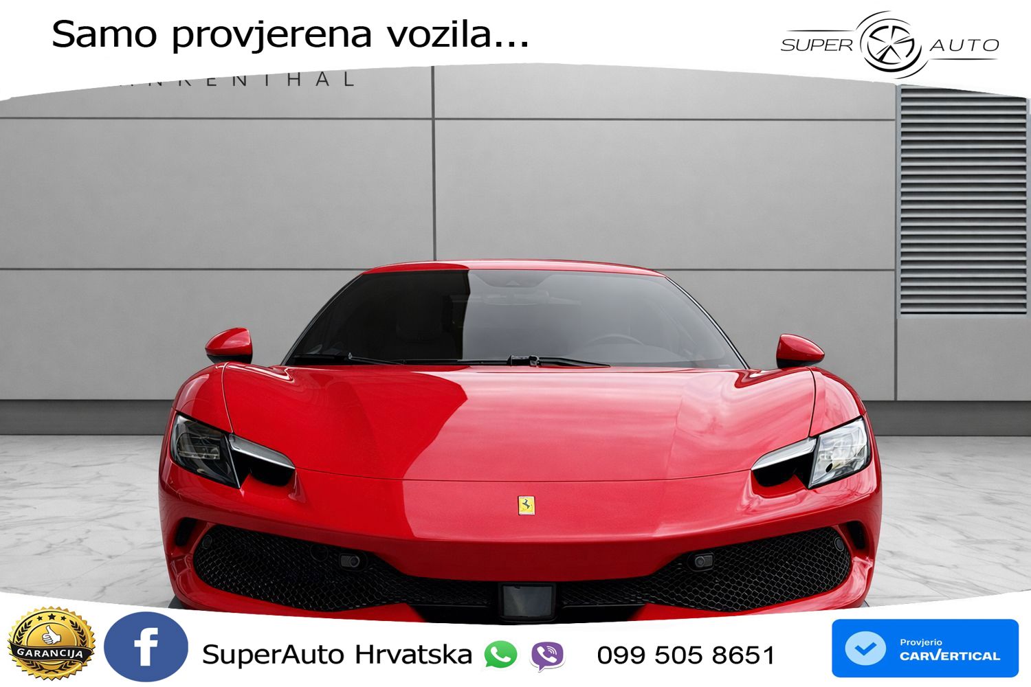 Ferrari 296 GTB 3.0 V6 (830 KS) F1 DCT LED+GR SJED+ACC